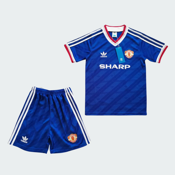 Kit Infantil Retrô Manchester United I 1986