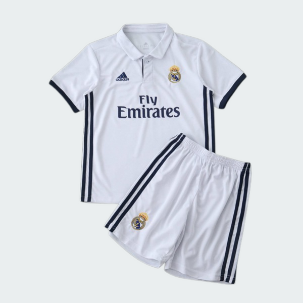Kit Infantil Retrô Real Madrid I 16/17
