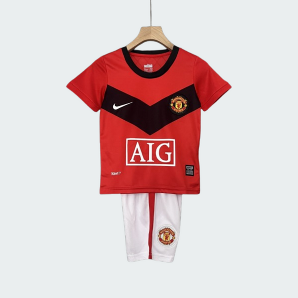 Kit Infantil Retrô Manchester United I 09/10